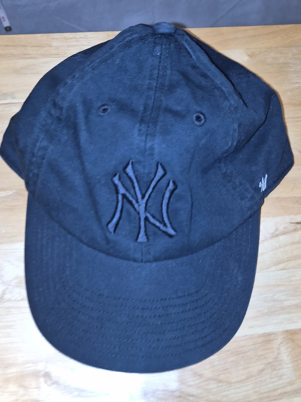 47 Brand Black New York Yankees Embroidered Cap